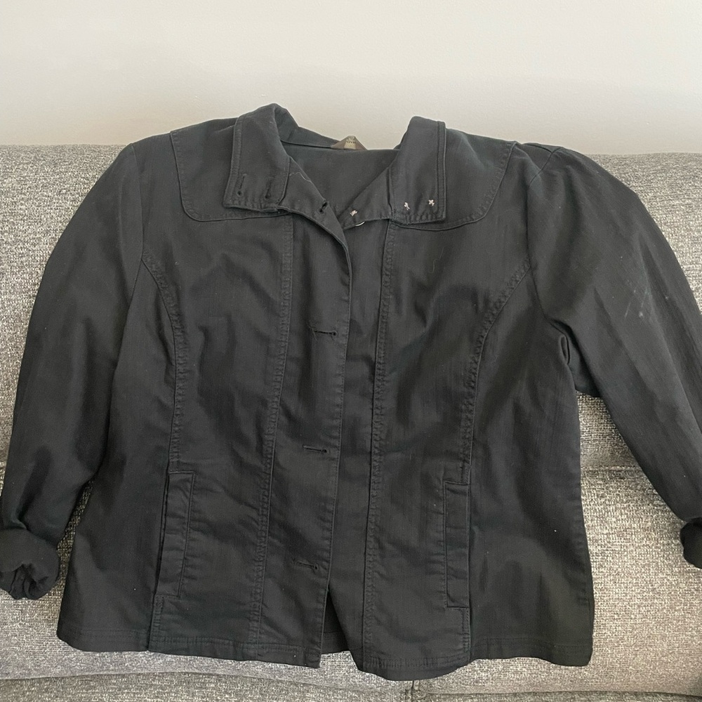 Denver Hayes 2x black jean jacket